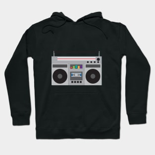 Retro Music Boombox Hoodie